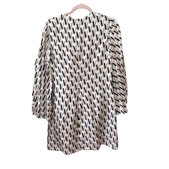 Valentino V‎ Logo Mini Dress Size 42 US 6 Designer Rare - Picture 6 of 16